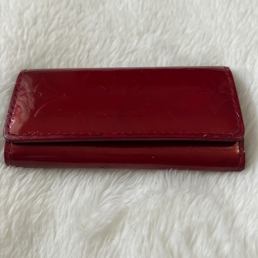 Louis Vuitton Monogram Vernis Leather Multicles 4 Ring Key Case